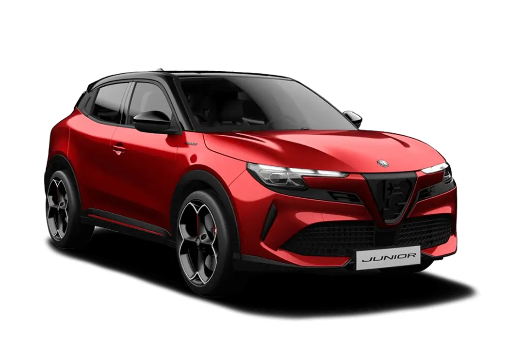 Alfa-Romeo-Junior-Electric-Röd-Brera